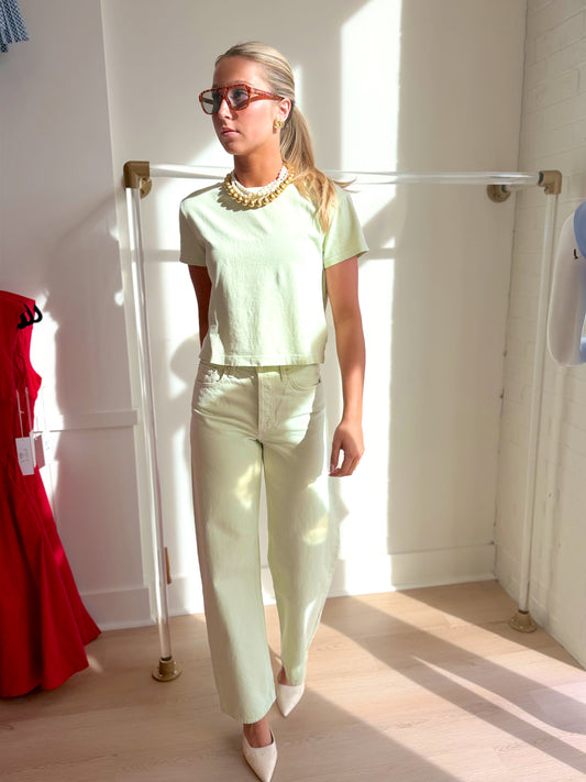 ARC JEAN 32” in MINT CREAM