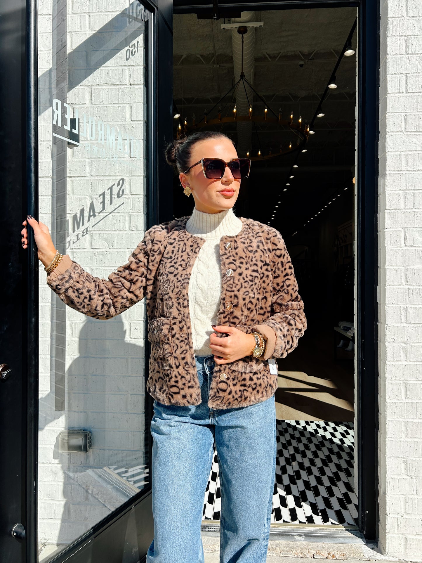 VICTORIA FAUX FUR JACKET