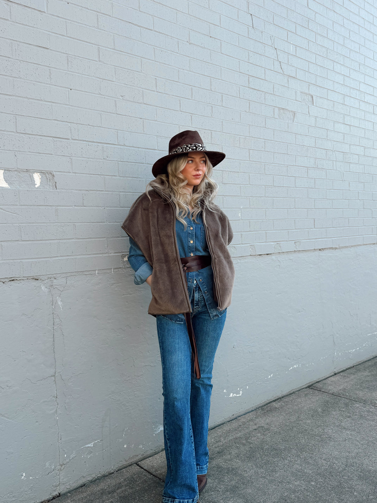 FUR ZIP VEST