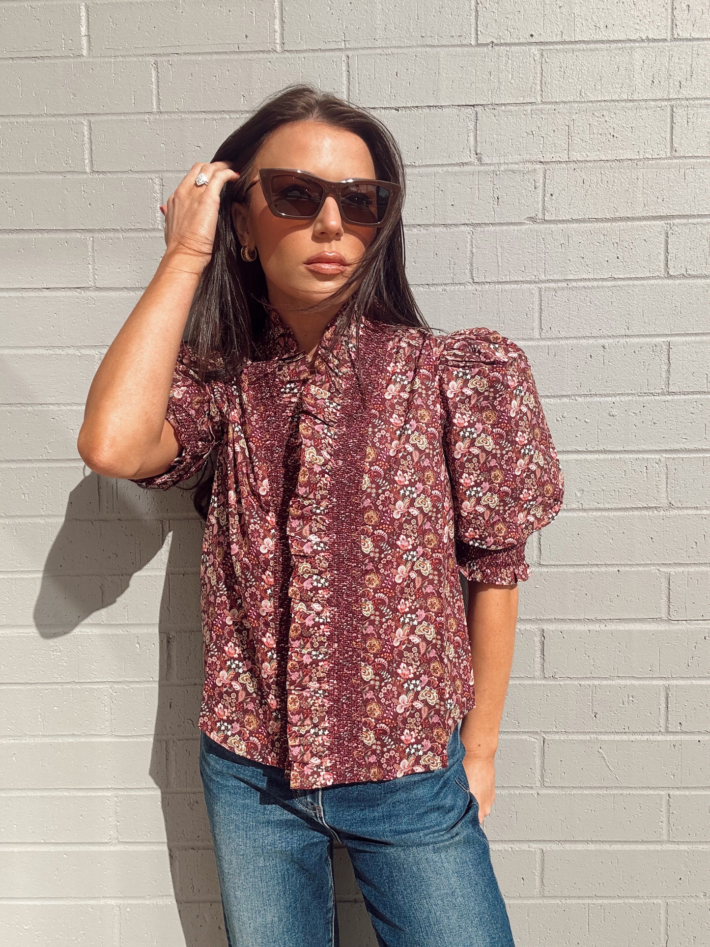 ZURI SHORT SLEEVE TOP