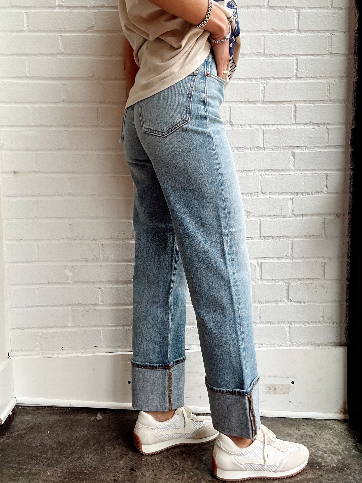 EASTSIDE HIGH RISE LOOSE- BE MINE VINTAGE