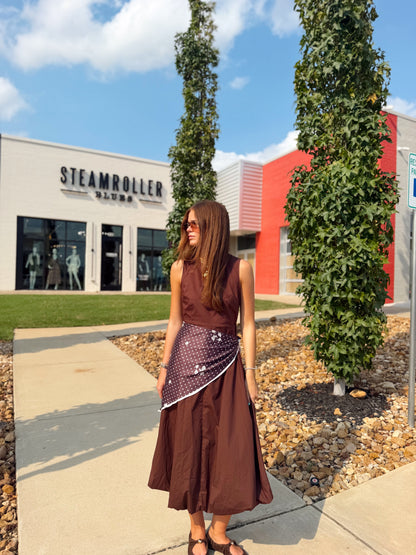 MAXI DRESS SCARF BELT