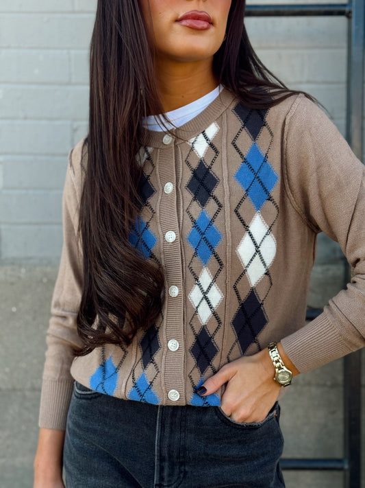 ARGYLE SWEATER