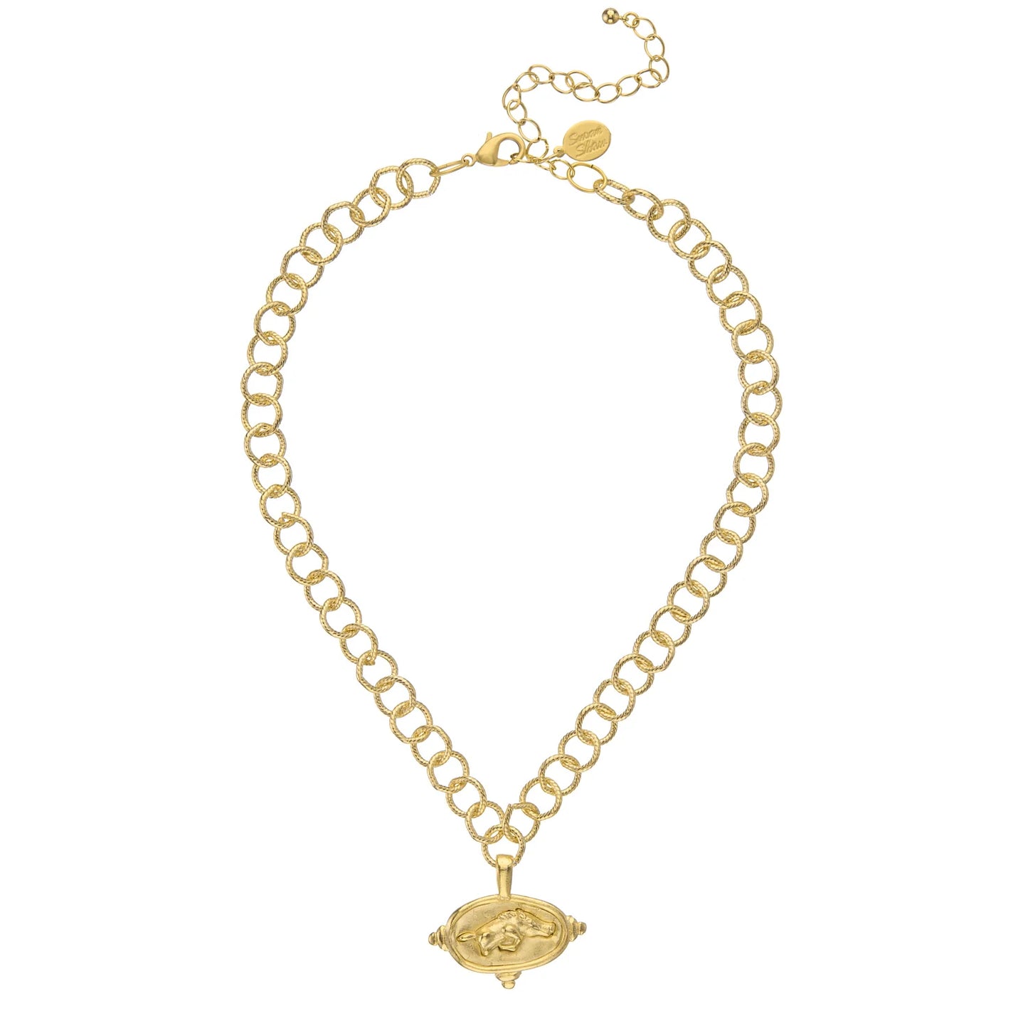 WILD HOG INTAGLIO NECKLACE