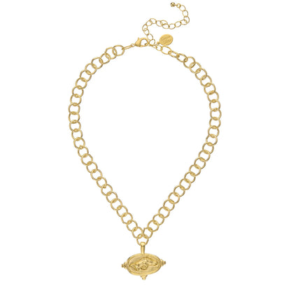 WILD HOG INTAGLIO NECKLACE