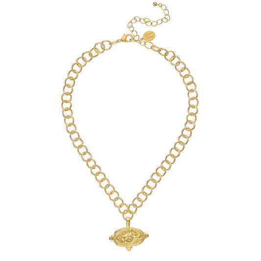 WILD HOG INTAGLIO NECKLACE