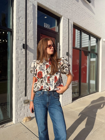 FLORAL BLOUSE
