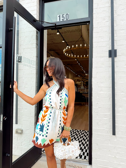 LEO HALTER DRESS