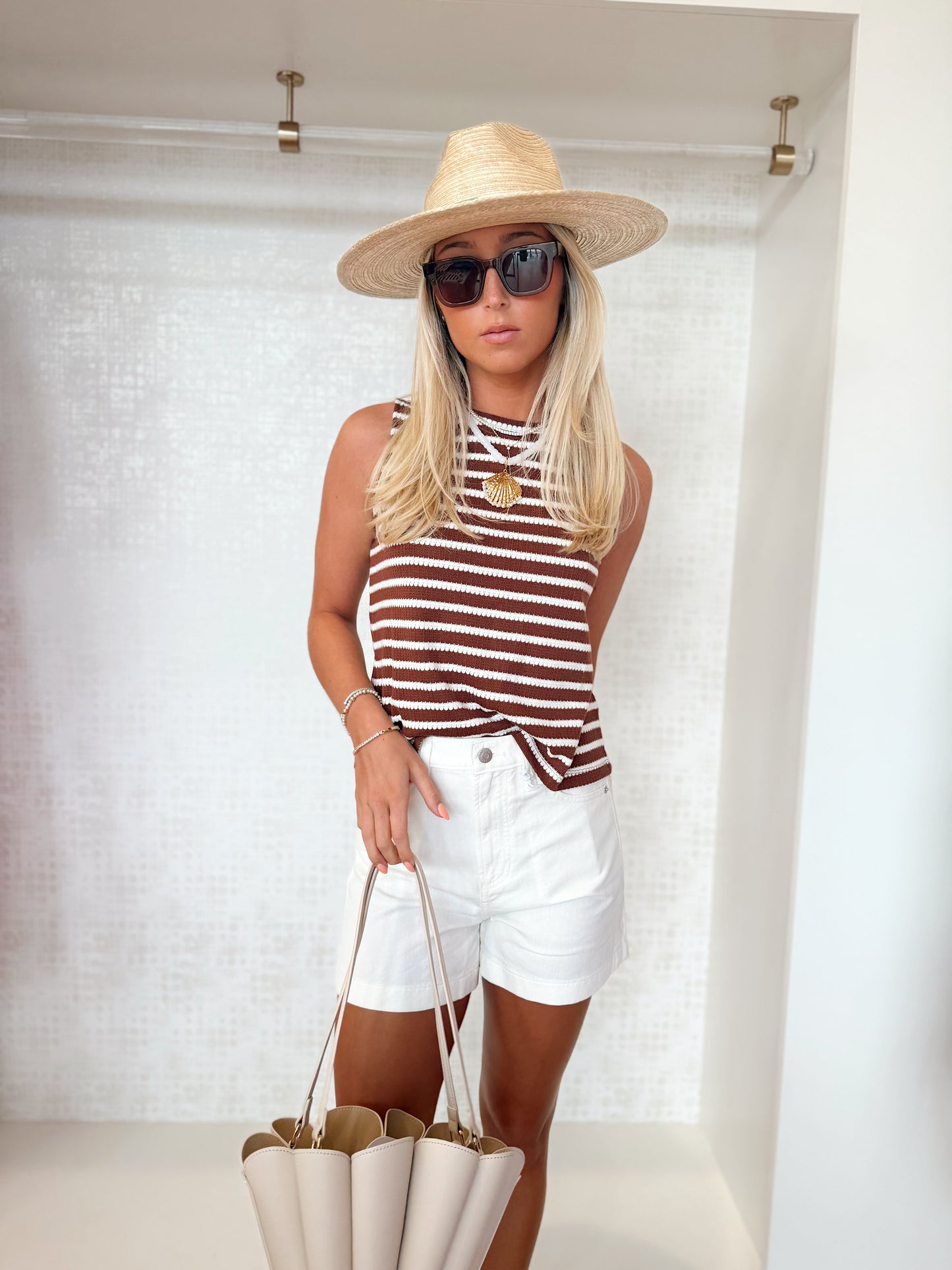 KIMORA HIGH RISE A LINE SHORT