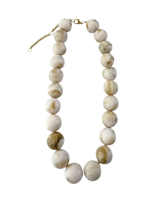 CARTER CHUNKY BEADED NECKLACE - 2