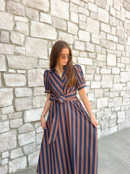 TIE FRONT MAXI DRESS
