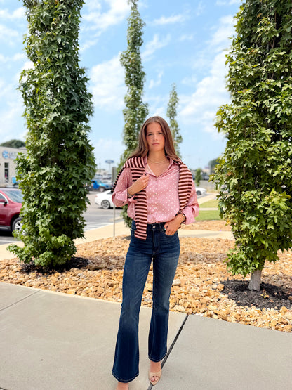 POLKA DOT BLOUSE