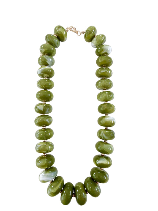 LIBERTY CHUNKY BEADED NECKLACE