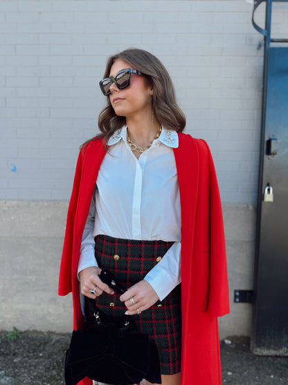 REGAN JEWEL NECK TOP