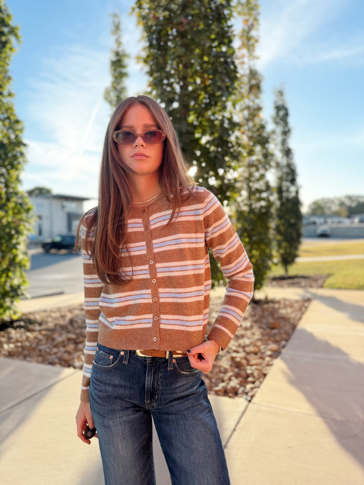 MEDINA STRIPE CARDIGAN