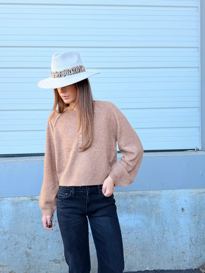 WESTMONT HENLEY SWEATER