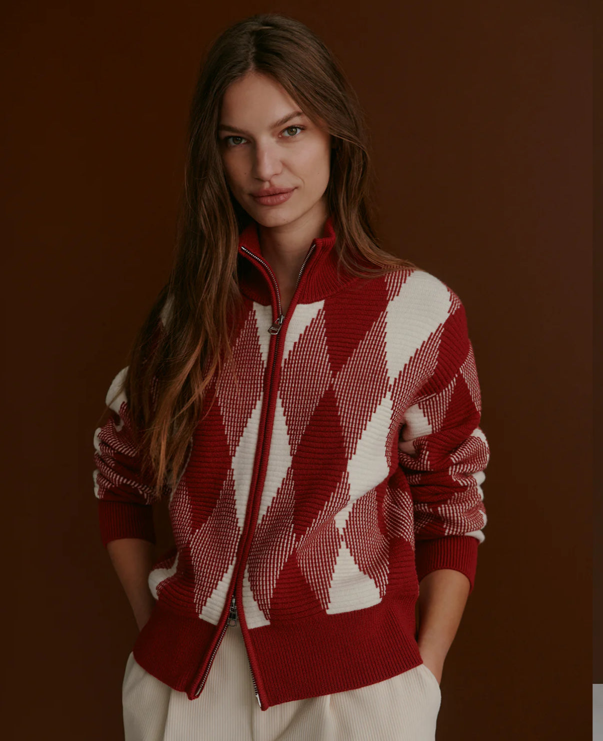 KARINA JACQUARD KNIT JACKET