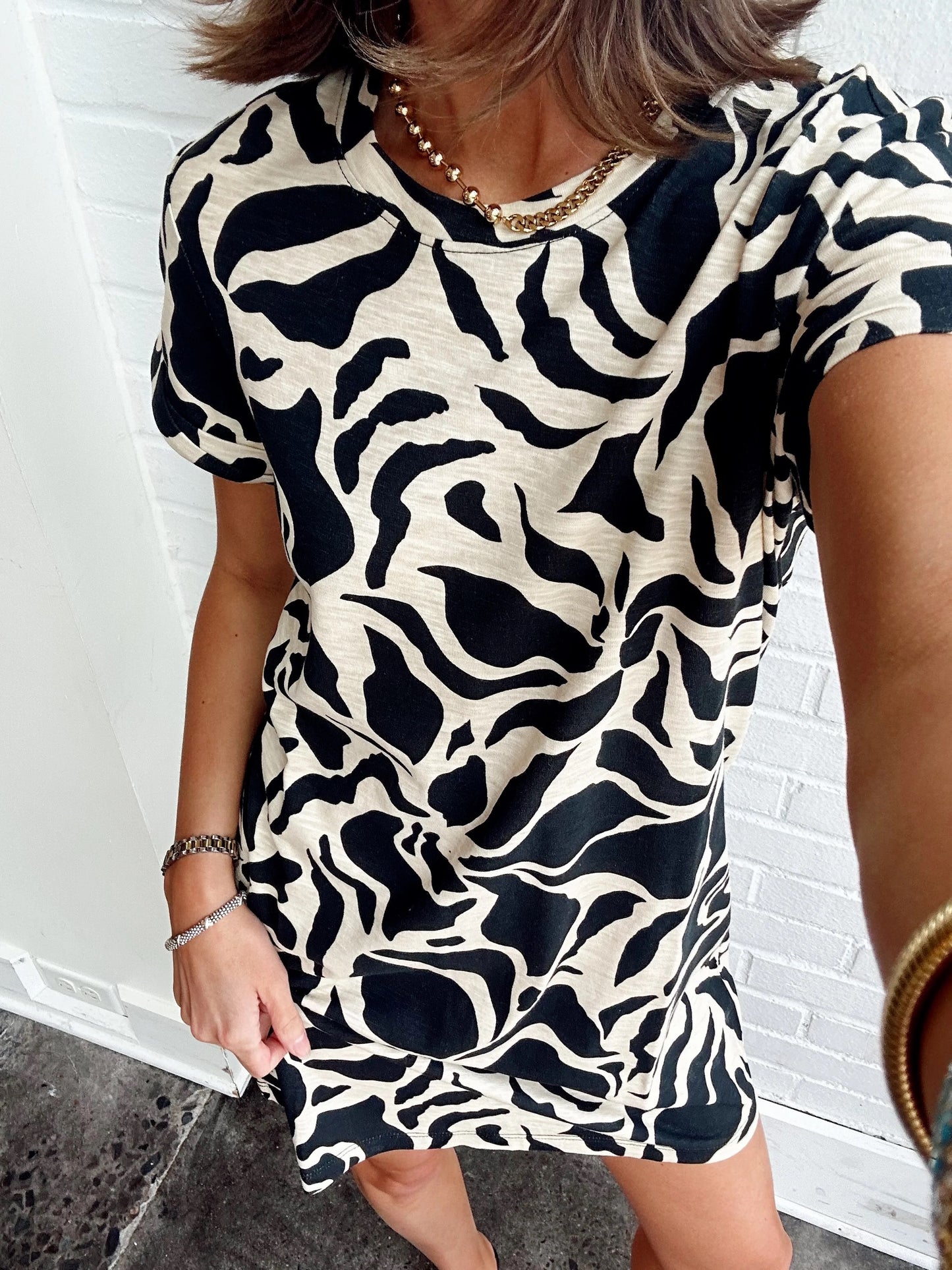 PERFECT TEE REMIX DRESS