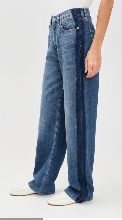 KARMINE REFINED WIDE LEG HIGH RISE JEAN
