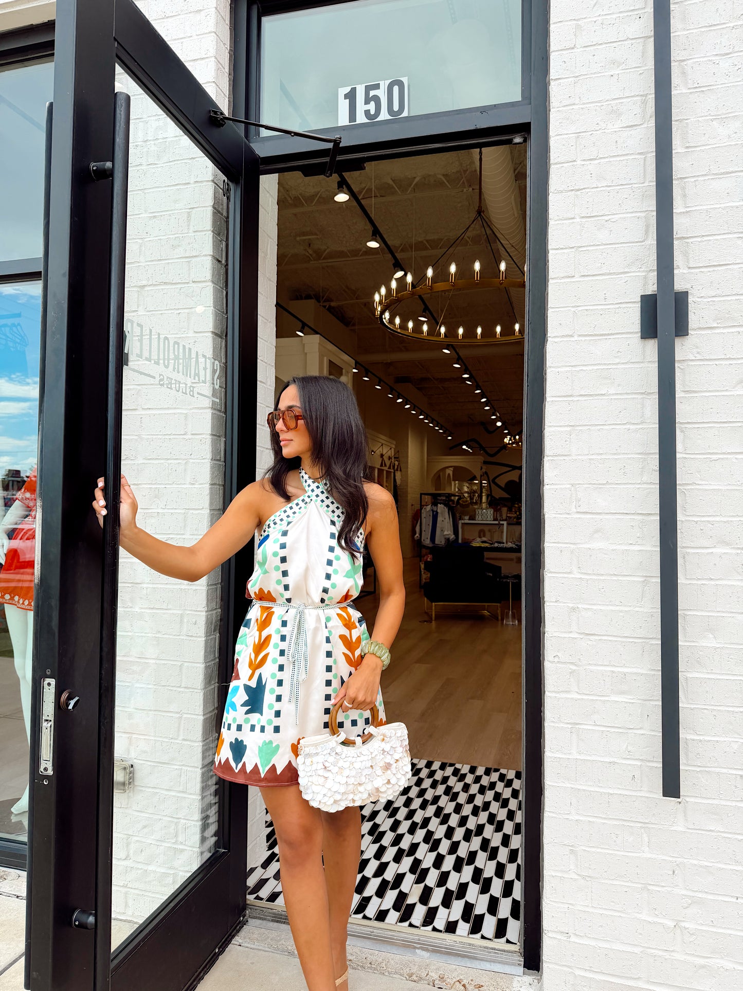 LEO HALTER DRESS