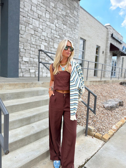 MAGNOLIA LINEN PANT