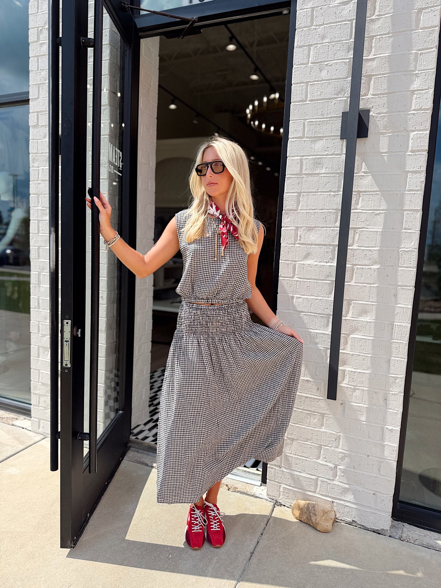 BROOKE GINGHAM SKIRT