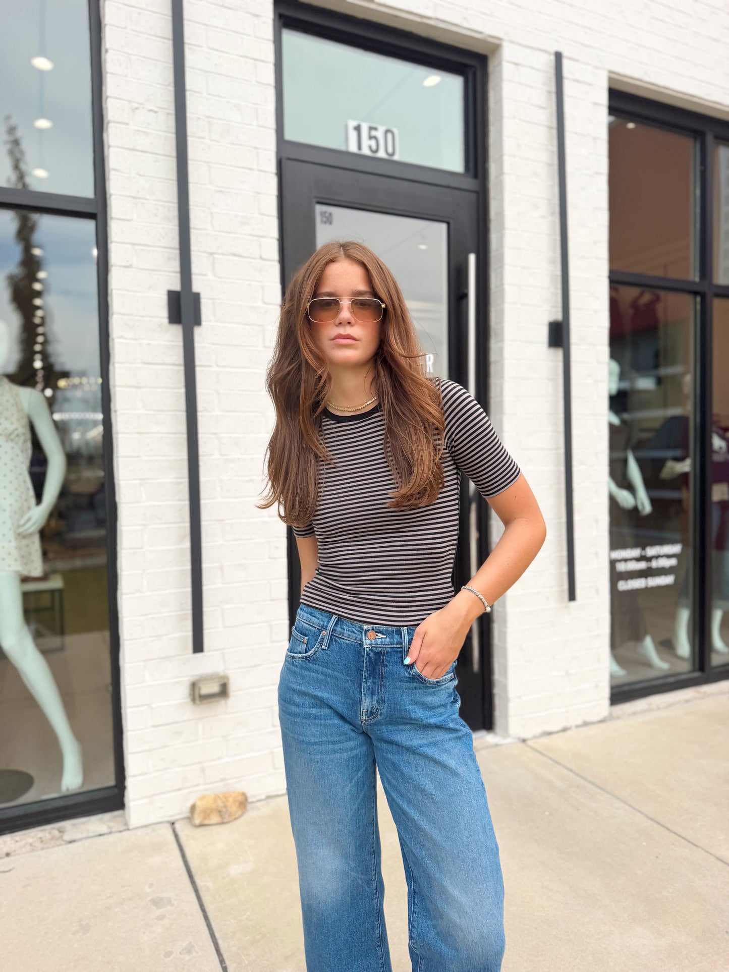 FREIDA STRIPED TEE
