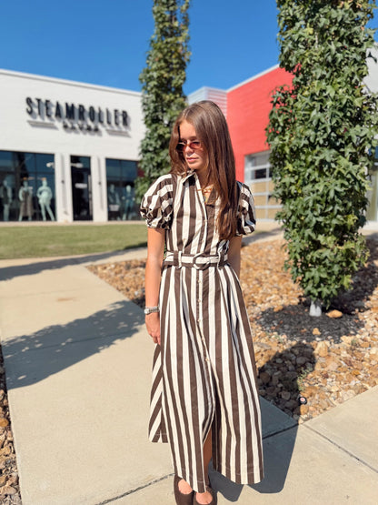 STRIPED MAXI