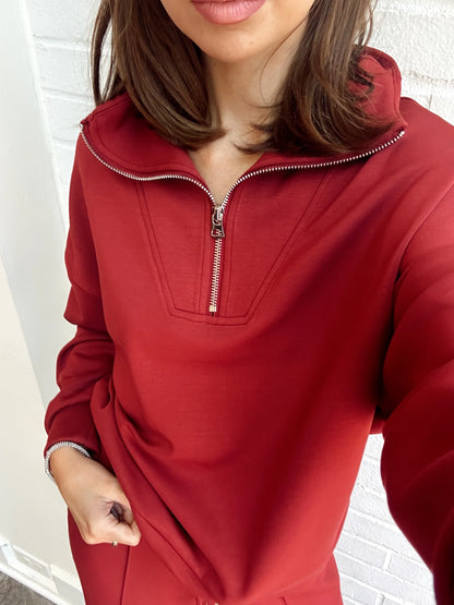 SEANNI HALF ZIP PULLOVER