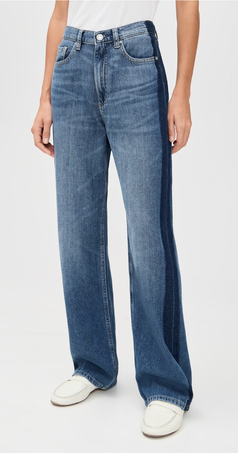 KARMINE REFINED WIDE LEG HIGH RISE JEAN