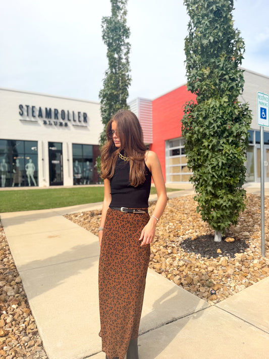 EUROPA LEOPARD SKIRT
