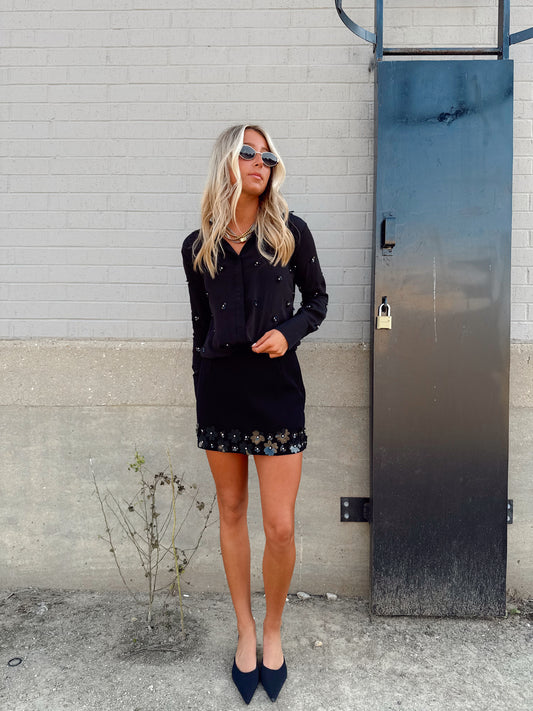 BELLA EMBROIDERED BLOUSE