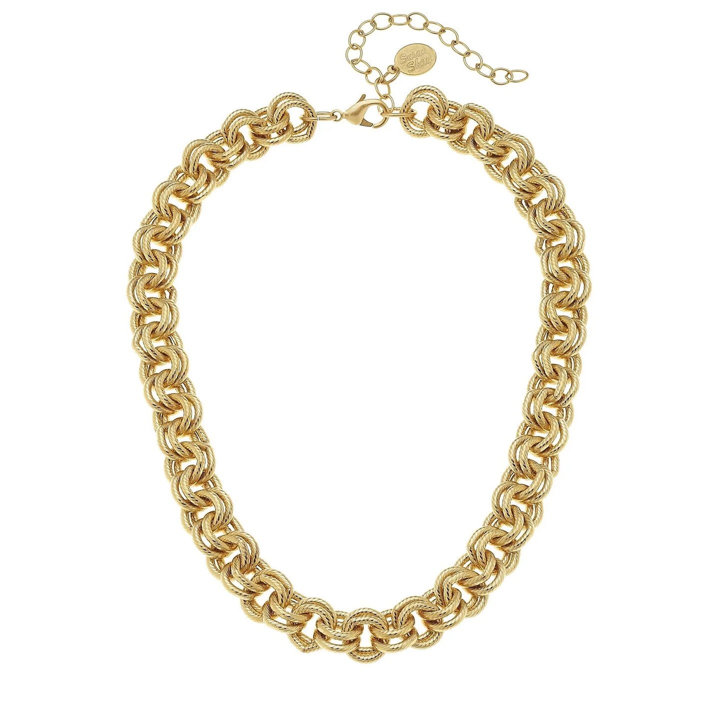 DOUBLE LINK CHAIN NECKLACE