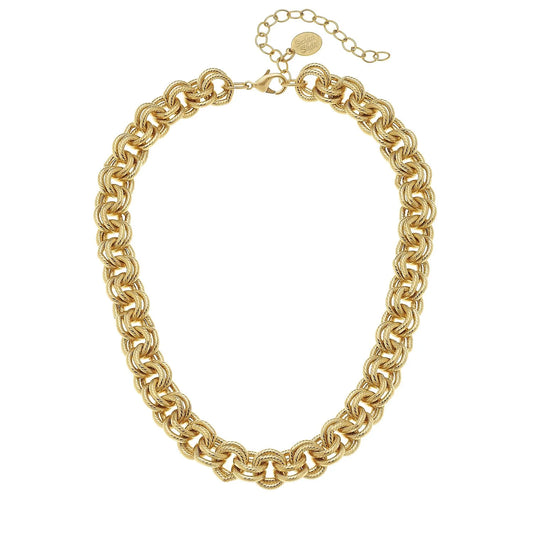 DOUBLE LINK CHAIN NECKLACE
