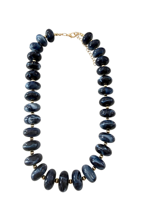 HOLLY CHUNKY BEADED NECKLACE-2