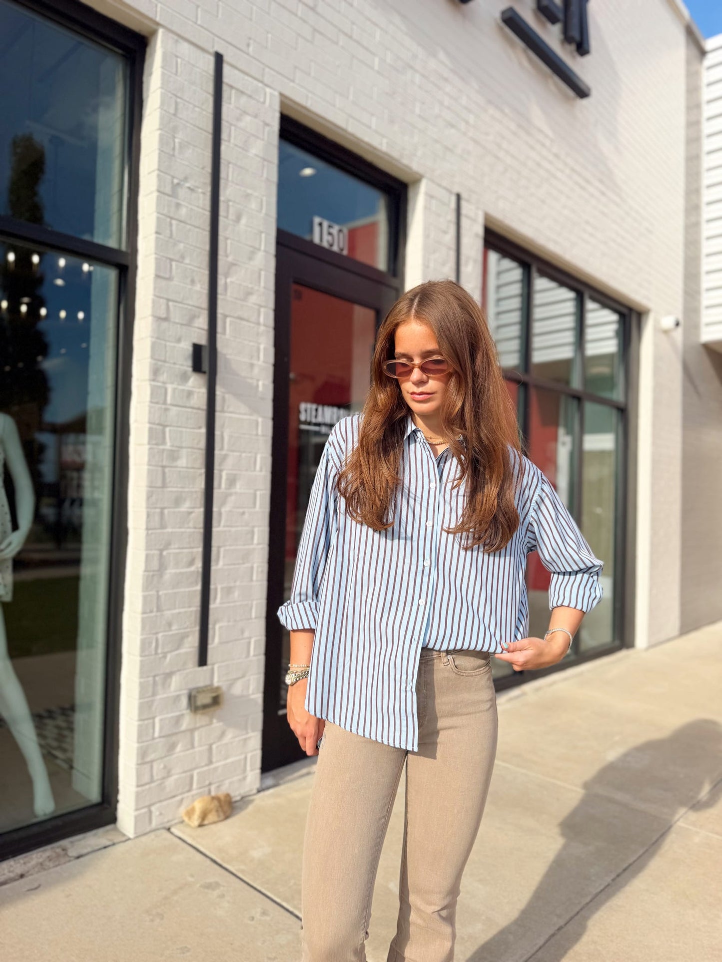 PEMBERLY BUTTON UP