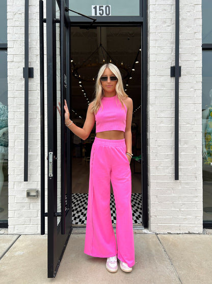 HALTER NECK PANT SET
