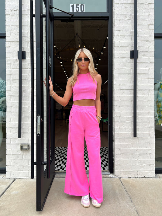 HALTER NECK PANT SET