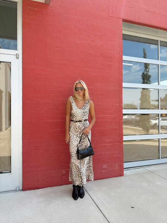 SICILY V SLIP DRESS