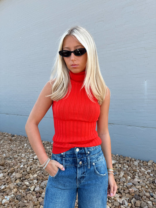 BEN TURTLENECK KNIT TOP