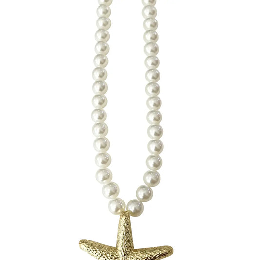 SEA NECKLACE WITH STARFISH