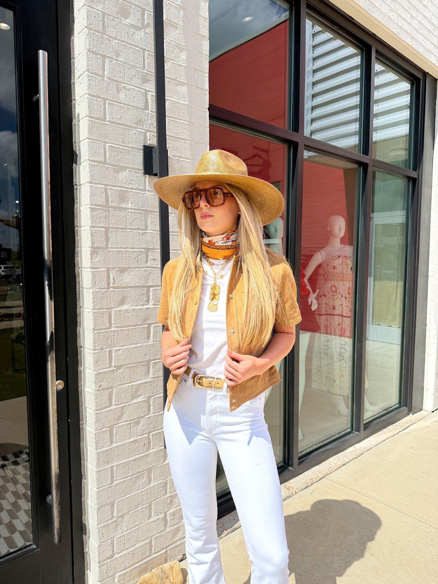 RUSTY GENUINE SUEDE LEATHER JACKET