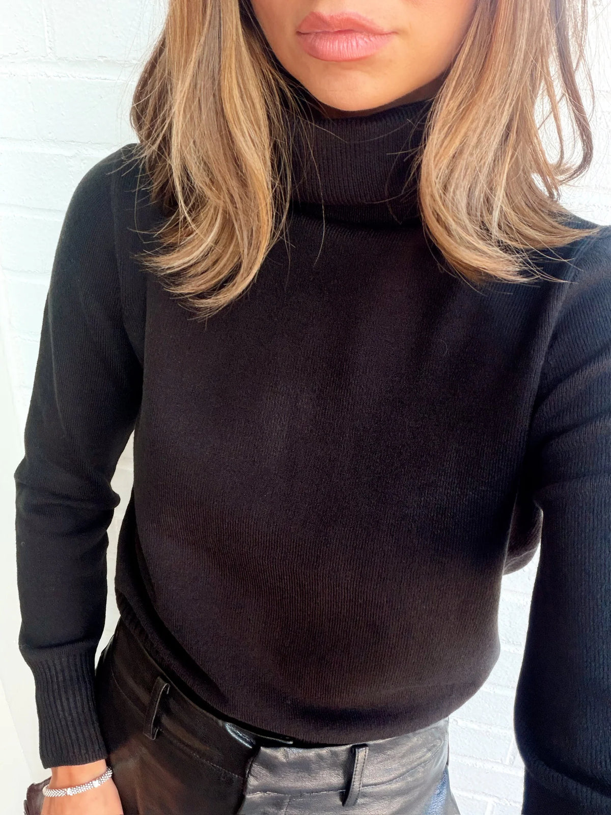 BABY SOFT TURTLENECK SWEATER