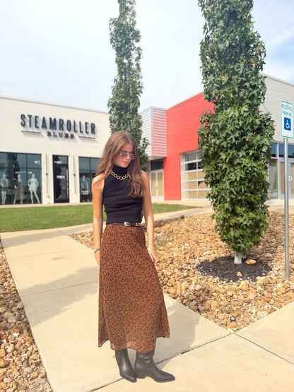 EUROPA LEOPARD SKIRT
