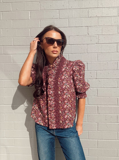 ZURI SHORT SLEEVE TOP