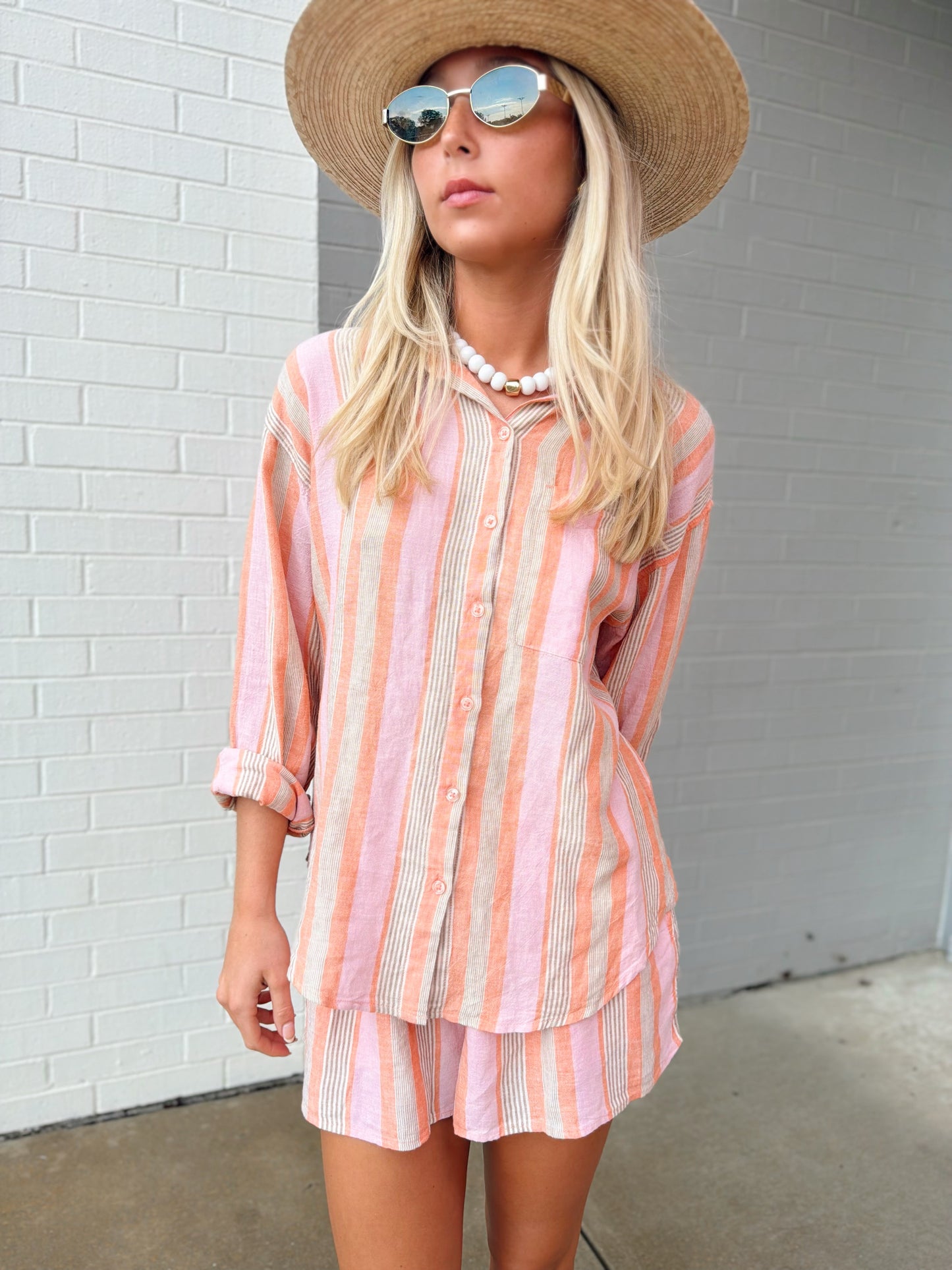 THE PERFECT STRIPED BUTTON UP