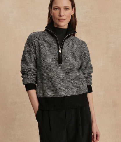 ALDRIDGE HALF ZIP KNIT