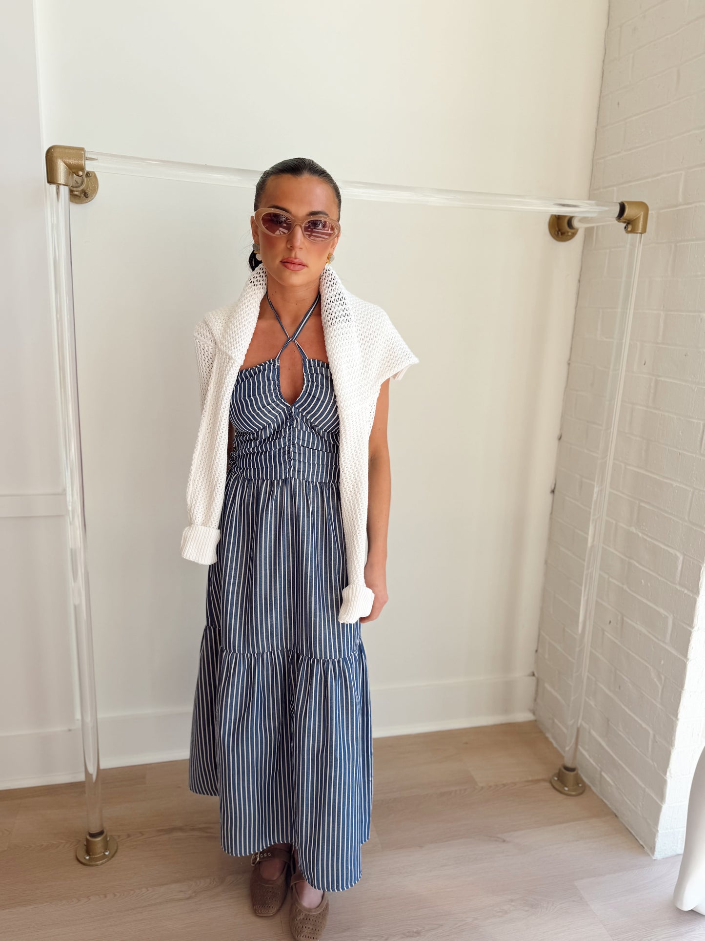 AERIES HALTER DRESS