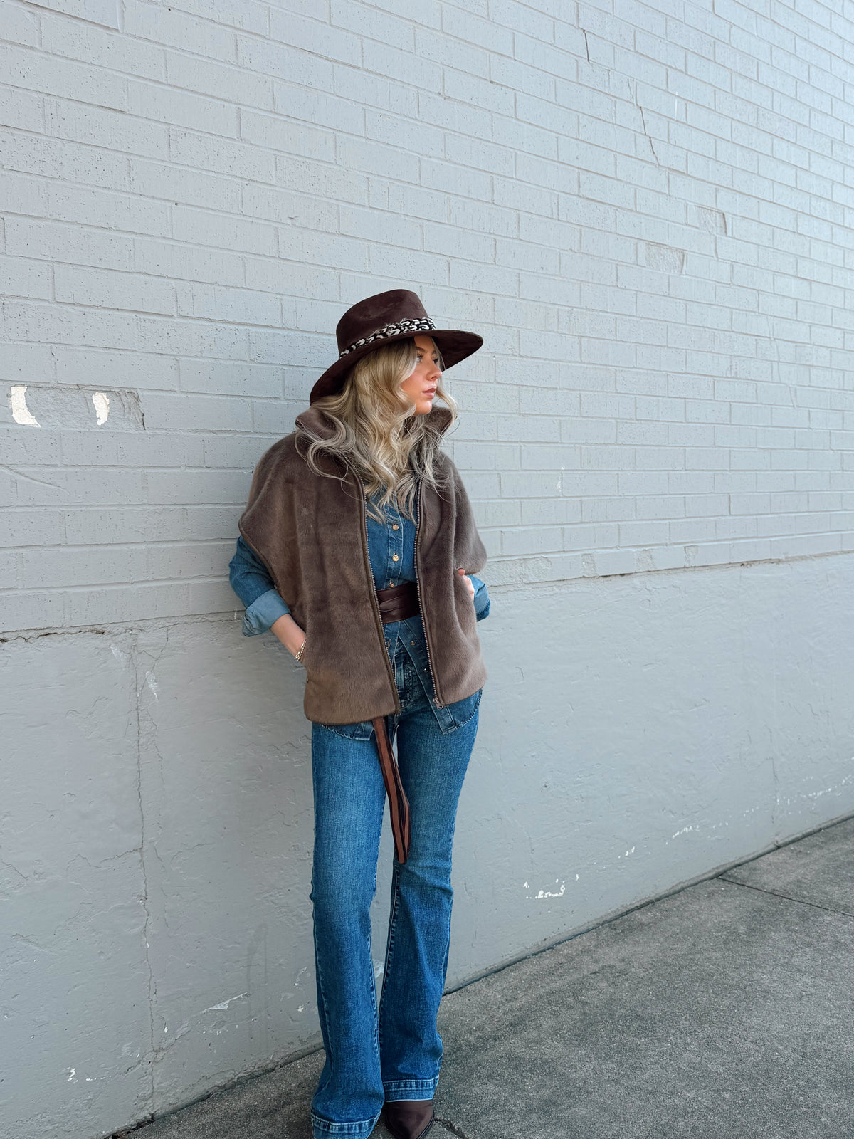 FUR ZIP VEST