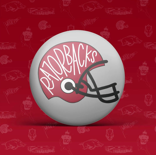 RAZORBACKS HELMET PIN